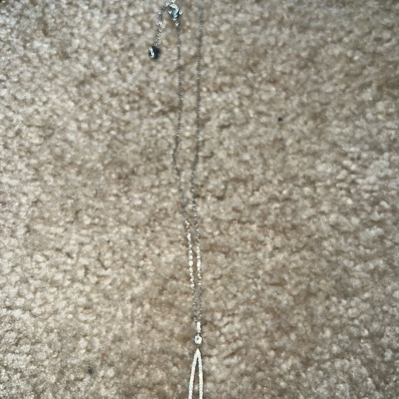 Swarovski silver teardrop necklace - Picture 2 of 2